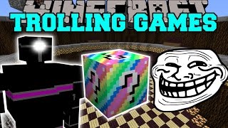 Minecraft: ROBOTS TROLLING GAMES - Lucky Block Mod - Modded Mini-Game