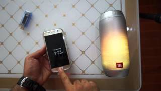 JBL Pulse 2 Portable Speaker Silver Review - LED Light Effect