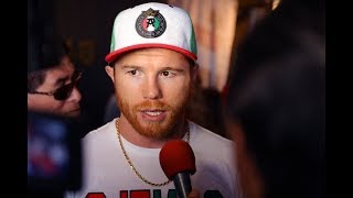 Canelo Álvarez ignora a su defensor #1 ??