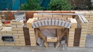 Мангал из кирпича. Порядовка.