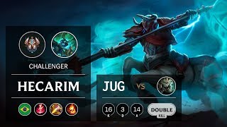 Hecarim Jungle vs Rengar - BR Challenger Patch 9.21