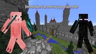 PRÉSENTATION D'UN PVP FACTION MODER/MINECRAFT/PS4/FR