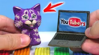 ЛЕПИМ КОШКУ ЛАНУ С КАНАЛА КОШКА ЛАНА | Видео Лепка