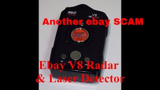 v8 ebay cheap radar detector