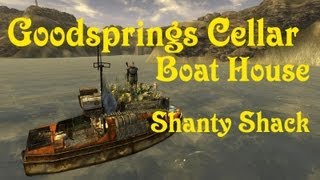 Fallout New Vegas Mods - Goodsprings Cellar House/Shanty Shack/Boat House