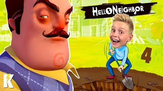 Escaping Hello Neighbor! (Little Flash Ends Act 2!) KIDCITY GAMING