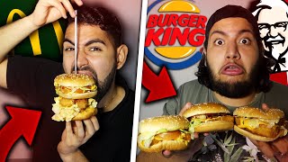 DÉGUSTATION D'UN TRIPLE FISH BURGER AU MCDO, BURGERKING ET KFC ! ???