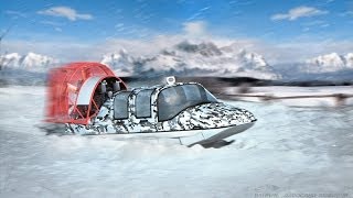 Аэросани амфибия Патруль