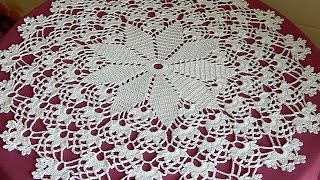 CROCHET How to crochet doily tutorial 13-15 round part 5