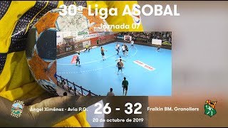 LIGA ASOBAL J07: Ángel Ximénez - Avia P.G. - Fraikin BM. Granollers 26-32