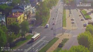 Проспект Машерова (ЦУМ), ДТП. 29.04.2018. Брест