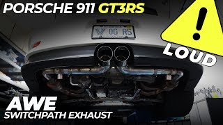 Porsche 911 GT3 RS - AWE SwitchPath Exhaust Install