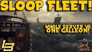 The Sloop Fleet! PVP! (Sea of Thieves)