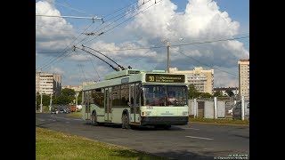 Троллейбус Минска БКМ-221,борт.№ 5405,марш.92 (16.11.2019)