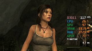 GeForce GTX 1660 -- Intel Core i3-9100F -- Tomb Raider Benchmark