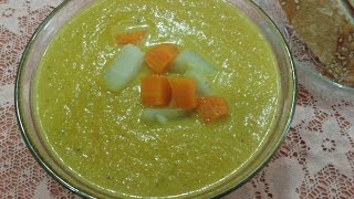 CREMA DE ZANAHORIA CON CHAYOTE