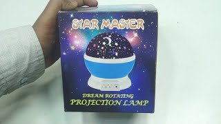 Star Master Dream Color Changing Rotating Projection Lamp