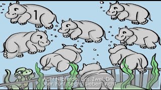German learning stories for kids - German Numbers storybook