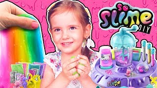 СВОИМИ РУКАМИ Делаем Лизуна Набор Slime DIY Жвачка для рук Видео для детей с Даша шоу +0