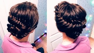 ПЛЕТЕНИЕ НА КОРОТКИЕ ВОЛОСЫ | Французские косы |  French Braid Curly Hair | LOZNITSA