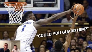 2 Former D1 Basketball Players React to ZION WINDMILL & Duke DESTROYING San Diego State