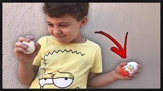 TROLEI MEU IRMÃO COM UM KINDER OVO!
