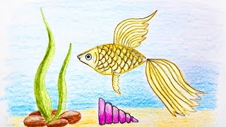 Как нарисовать рыбу - уроки рисования для малышей от Варвары Зуевой