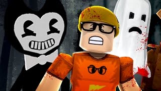 BENDY JOINS THIS SCARY ROBLOX GAME (Bendy and the Ink Machine)