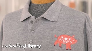 Embroidering on Pique Polo Shirts