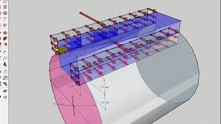 4. Анализ работы шпонки при передаче крутящего момента. 3D, анимация