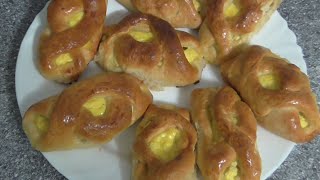 Пирожки с  творогом в духовке .Оригинальная  форма пирожков с творогом.