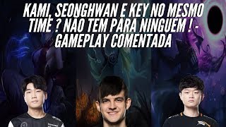 KAMI, SEONGHWAN E KEY NO MESMO TIME , NAO TEM PARA NINGUÉM   GAMEPLAY COMENTADA