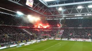 Fortuna Choreo + Kölner Pyro |  Fortuna Düsseldorf  - 1. FC Köln | 22.12.13 F95  FC