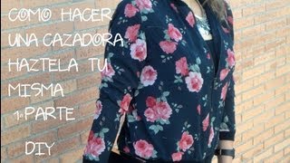 Como hacer una cazadora de mujer muy sencilla (Patrón o molde gratis)