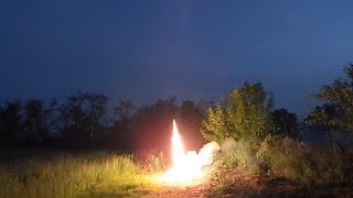 Самодельная ракета на калийной селитре #2