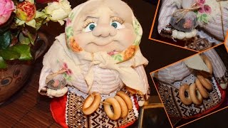 Чулочная кукла коробочка для чая ❀