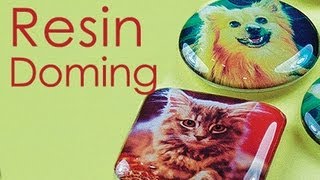Resin Doming Technique - Jewelry + by Little Windows