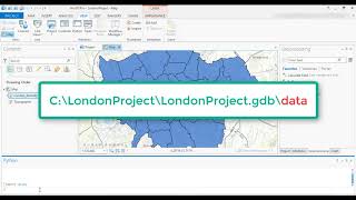 Geoprocessing using Python- Introduction of ArcPy in ArcGIS Pro