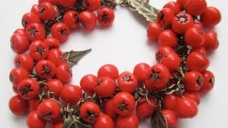 Как сделать украшения из рябины своими руками?  Вытворяшки