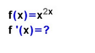 Ableitungsregeln - Video 12 (Ableitng von x^2x)