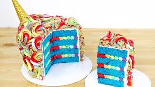 UNICORN  Buttercream Cake - How To by CakesStepbyStep