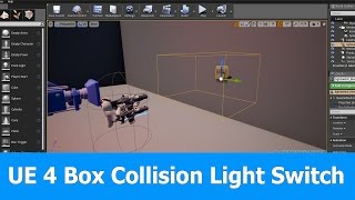 UE4 Box Collision Blueprint for Light Switch