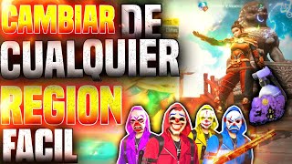 COMO CAMBIAR DE REGION EN FREE FIRE (INDONESIA) FACIL Y RAPIDO 2020
