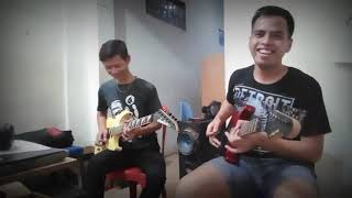 Antara Teman dan Kasih - Riza Umami (Gitar Instrument ) Cover By Tyno & Jhepang MDM
