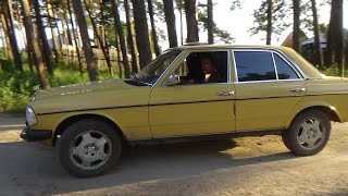 Установка проставок под задние пружины на 123 Мерседес.