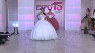Expo 15 México. Pasarela  de vestidos de 15 años, Diseñador Jorge Magno