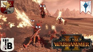 Empire Shows Dragons Princes How to Fly! - EM vs HE | Total War Warhammer 2 Quick Battle