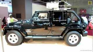 2013 Jeep Wrangler Sahara Unlimited Diesel - Exterior and Interior Walkaround - 2012 Paris Auto Show