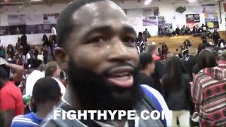 ADRIEN BRONER RAINING 3'S ON FLOYD MAYWEATHER'S TEAM; MVP OF CHARITY BASKETBALL GAME