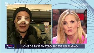 Follia urbana: il tassista diventa pugile - La vita in diretta 09/12/2019